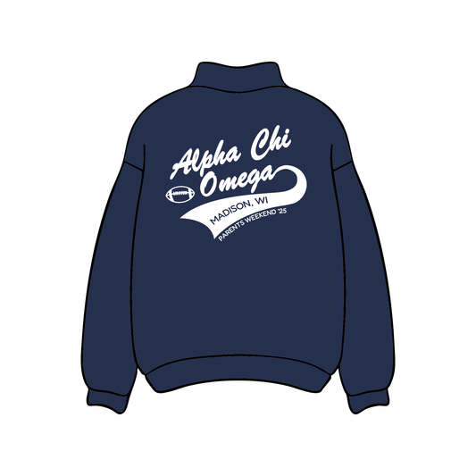 University of Wisconsin-Madison x Alpha Chi Omega 'Parents Weekend 2025' Mockneck
