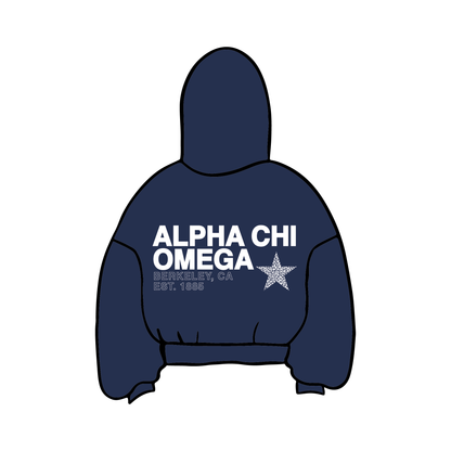 University Of California Berkeley X Alpha Chi Omega 'General' Hoodie