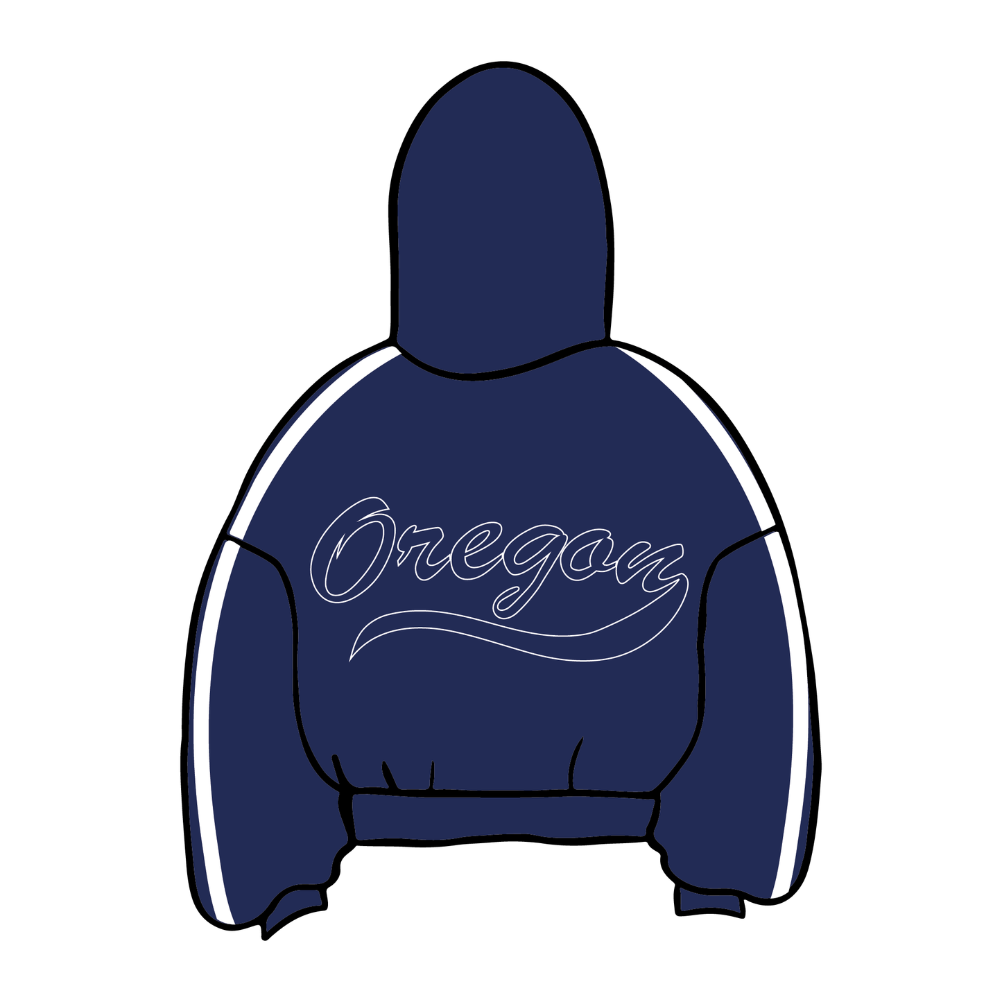 University of Oregon x Alpha Chi Omega Hoodie
