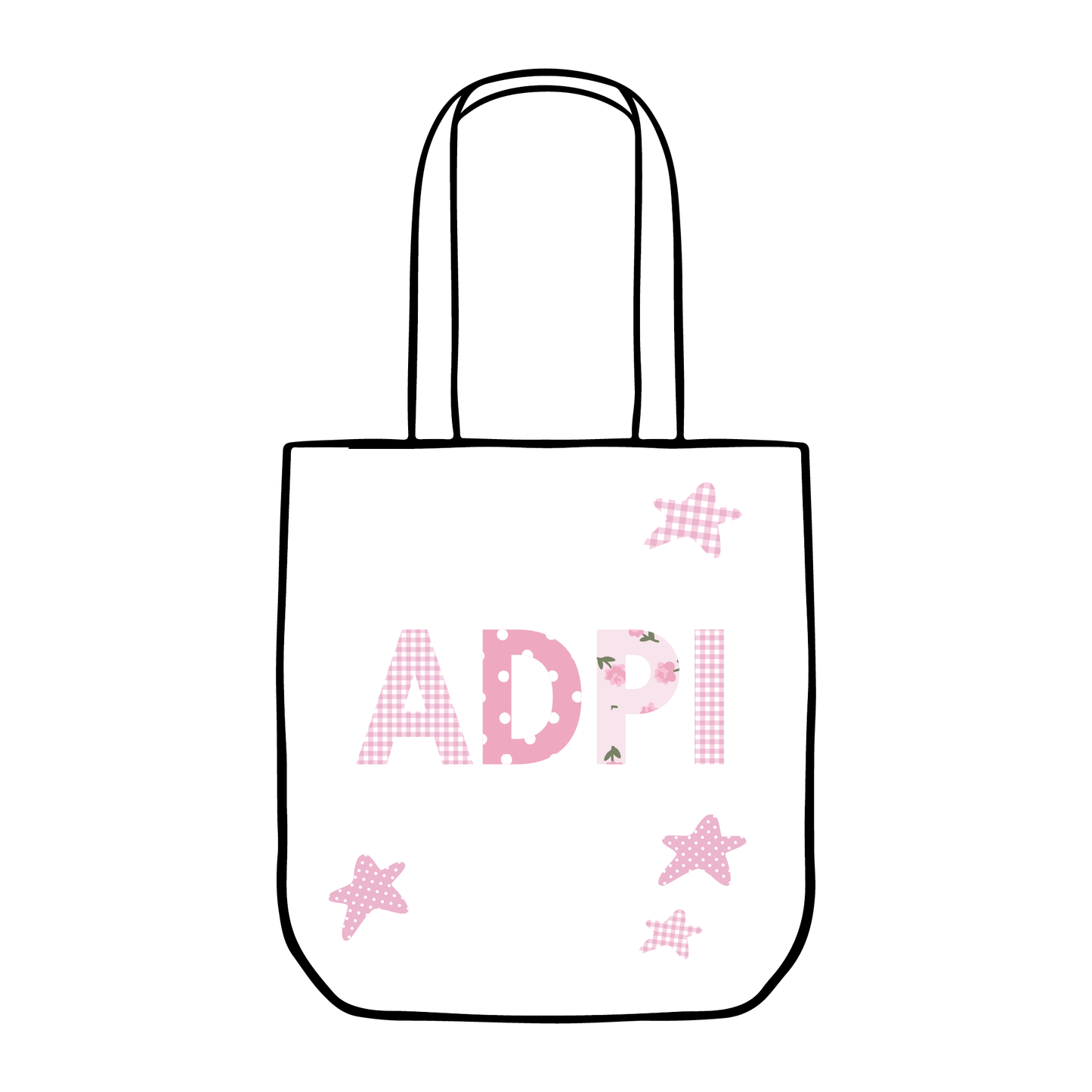 Virginia Polytechnic Institute and State University x Alpha Delta Pi 'Contest Winner' Tote Bag