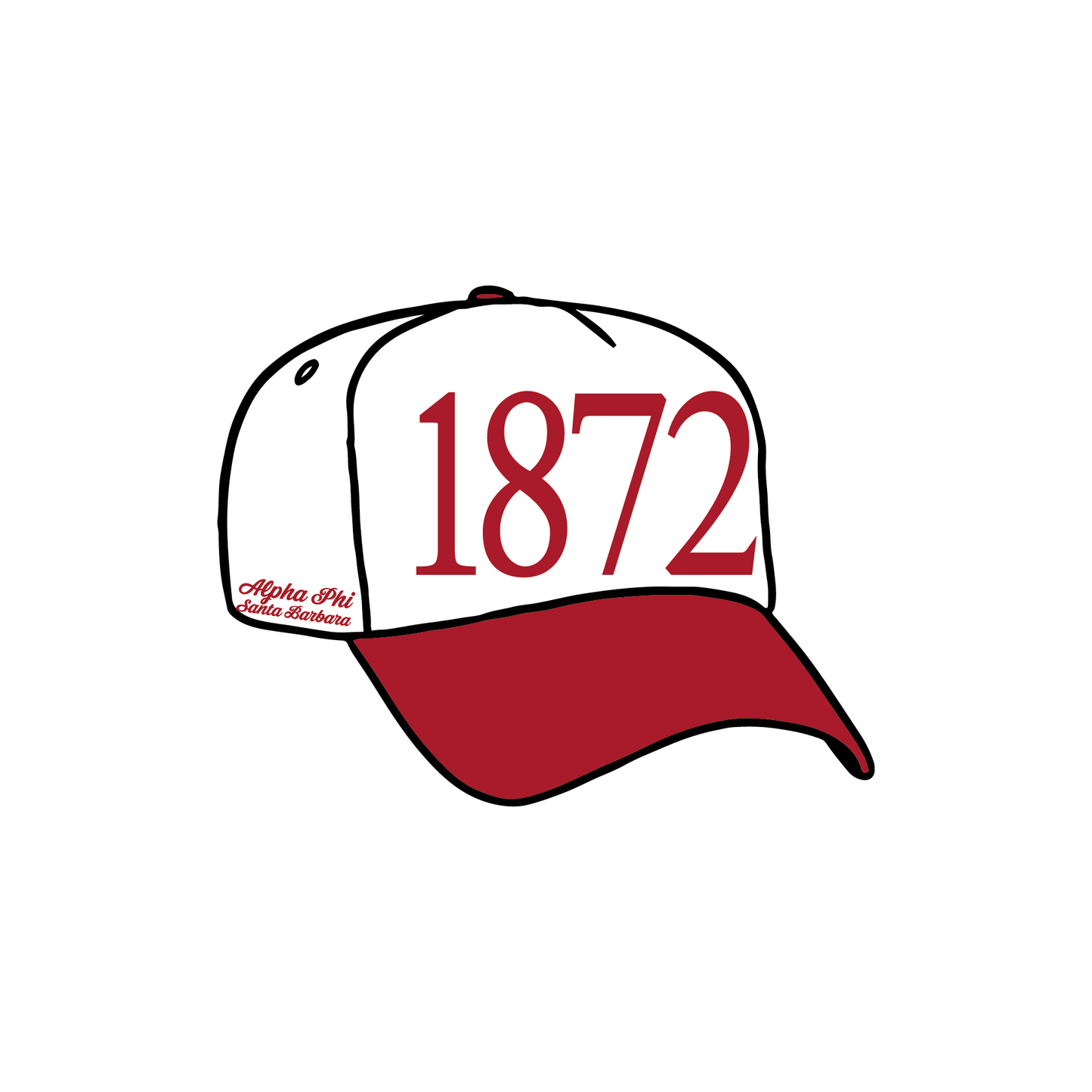 University of California, Santa Barbara x Alpha Phi 'Phi Week' Hat