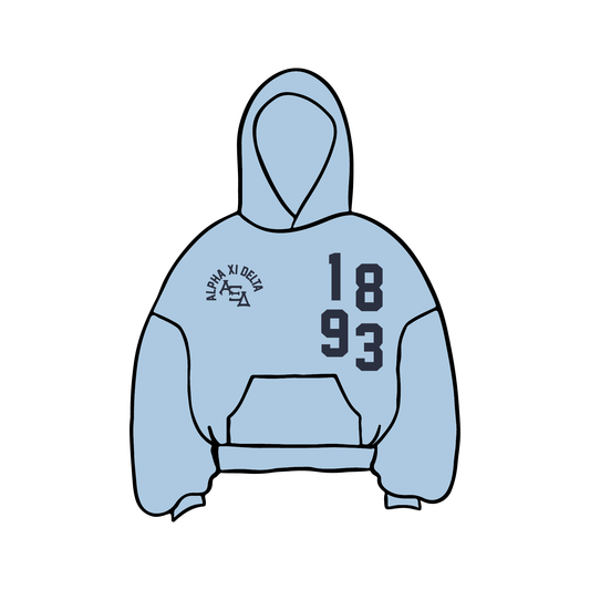 Alpha Xi Delta 'Blue' Hoodie
