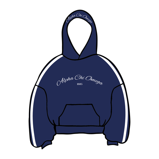 University of Oregon x Alpha Chi Omega 'Winter Term Merch' Hoodie