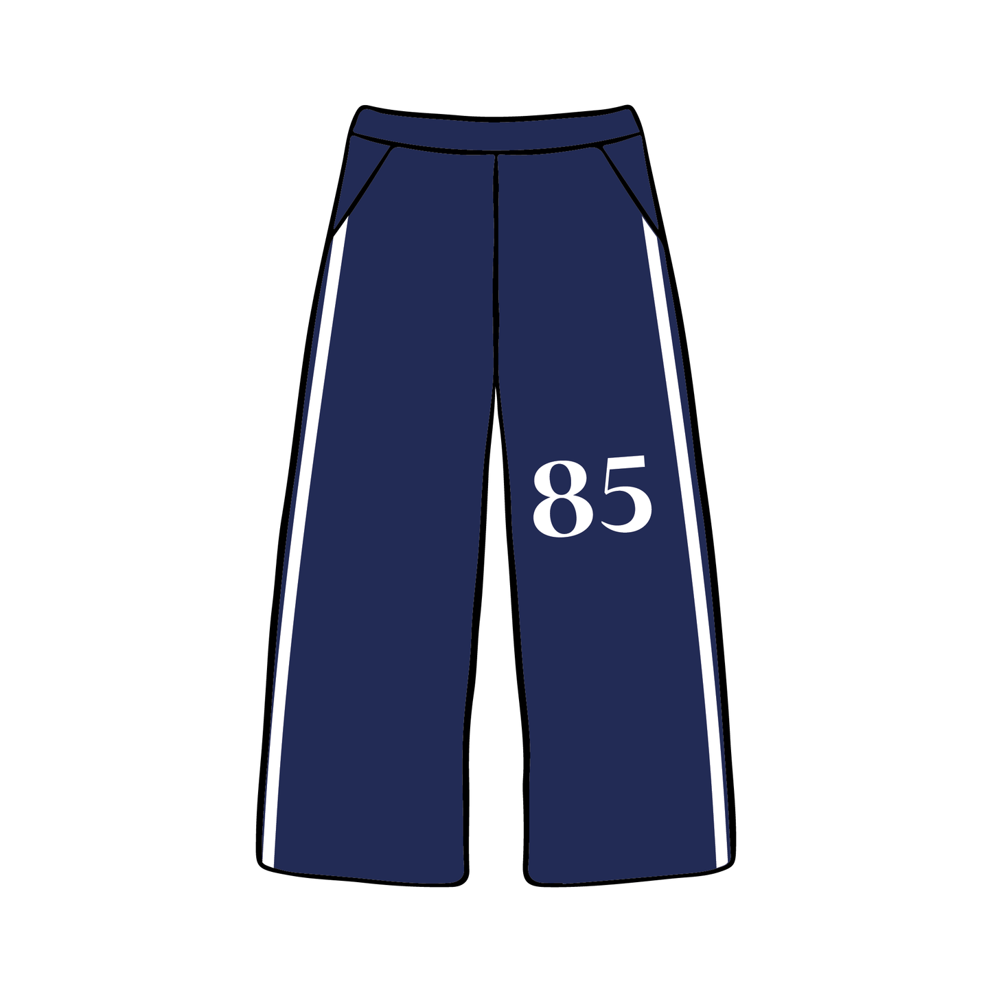 University of Oregon x Alpha Chi Omega Wide Leg Sweatpants