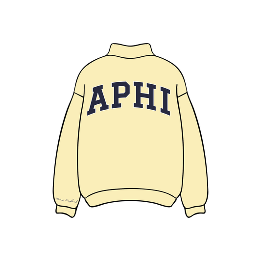 Alpha Phi Yellow Mockneck