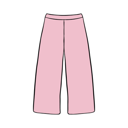 University of Florida x Alpha Phi 'Patchwork' Wide Leg Sweatpants