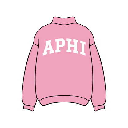 Alpha Phi 'Pink' Mockneck