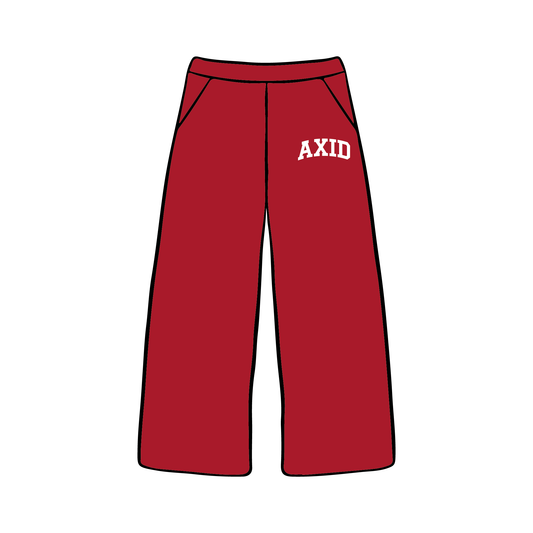 University of Nebraska-Lincoln x Alpha Xi Delta 'Spring PR Set' Wide-leg Sweatpants