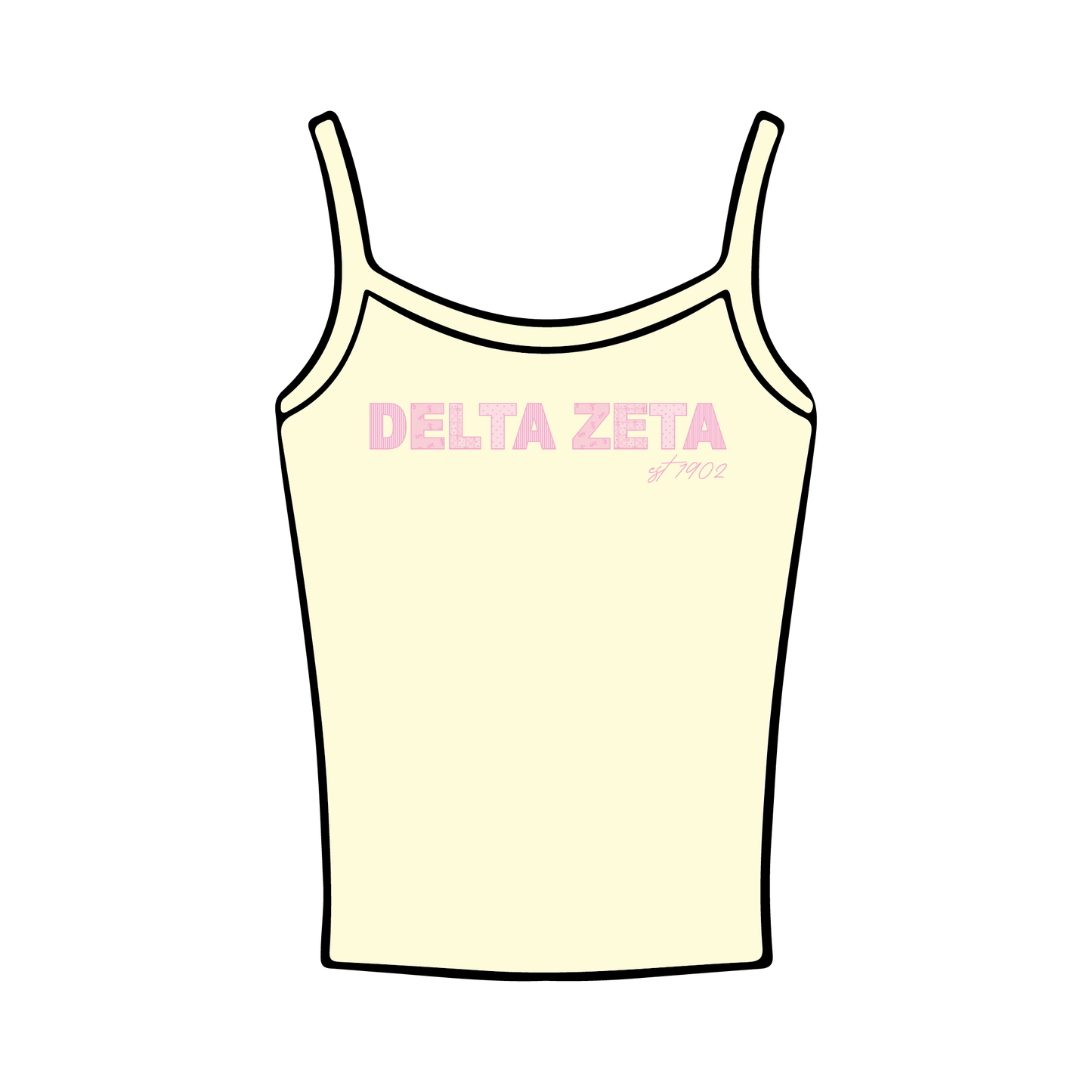Appalachian State University x Delta Zeta 'Spring Mech' Tank Top