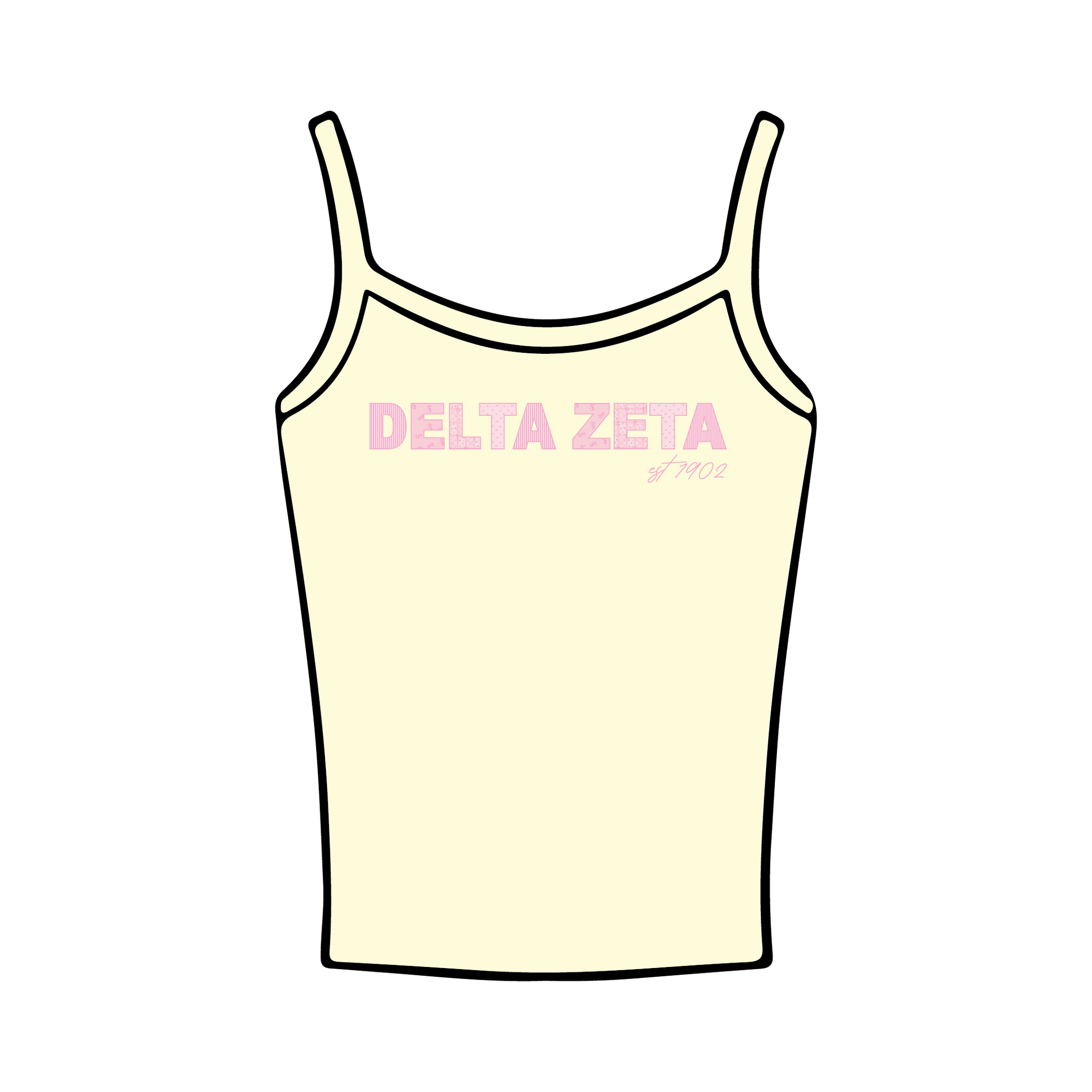 Appalachian State University x Delta Zeta 'Spring Mech' Tank Top