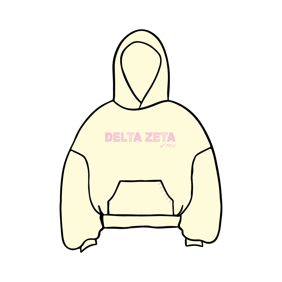 Appalachian State University x Delta Zeta 'Spring Mech' Hoodie