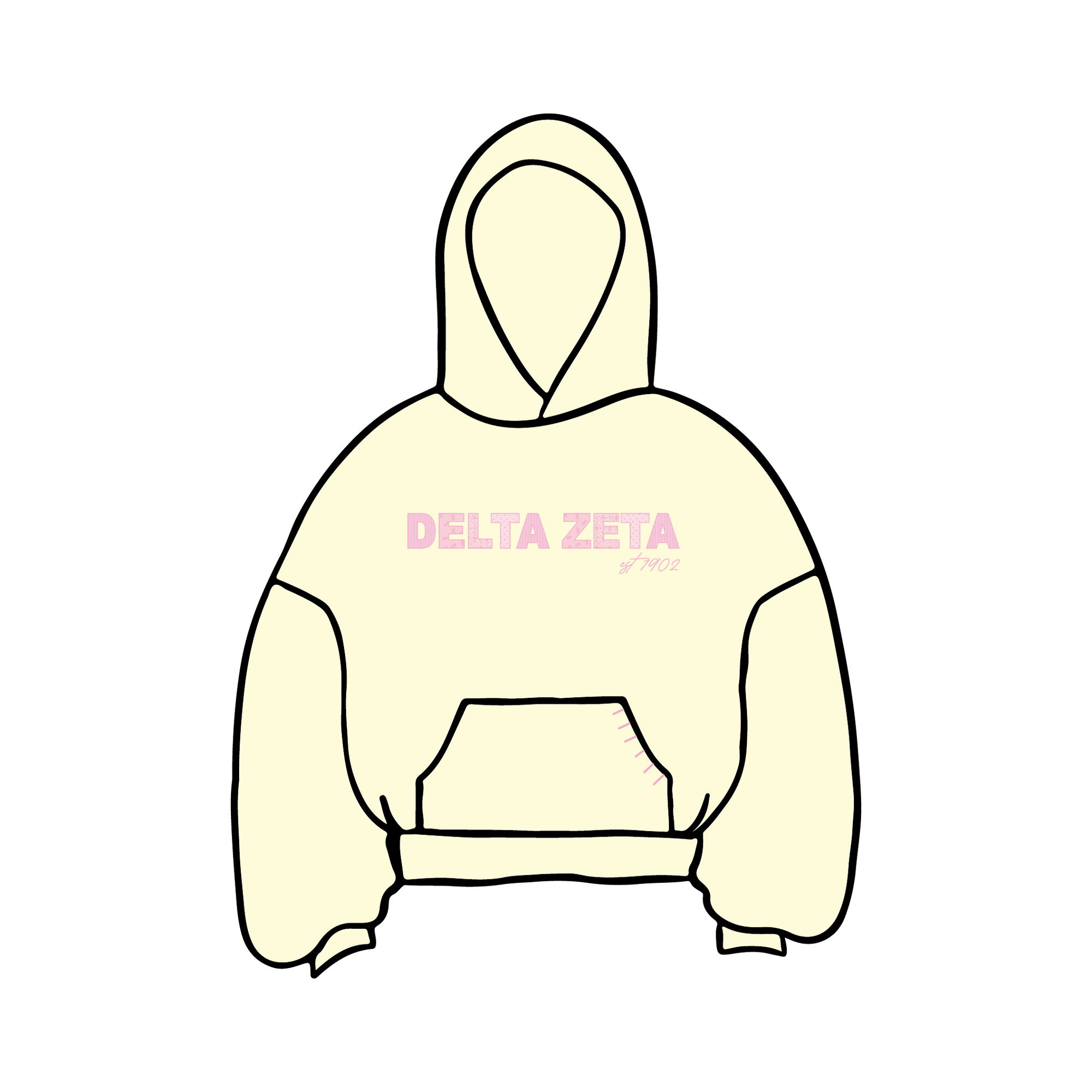 Appalachian State University x Delta Zeta 'Spring Mech' Hoodie