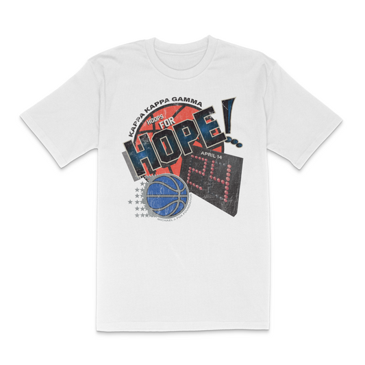 University of Arizona x Kappa Kappa Gamma 'Hoops for Hope 24' Tee