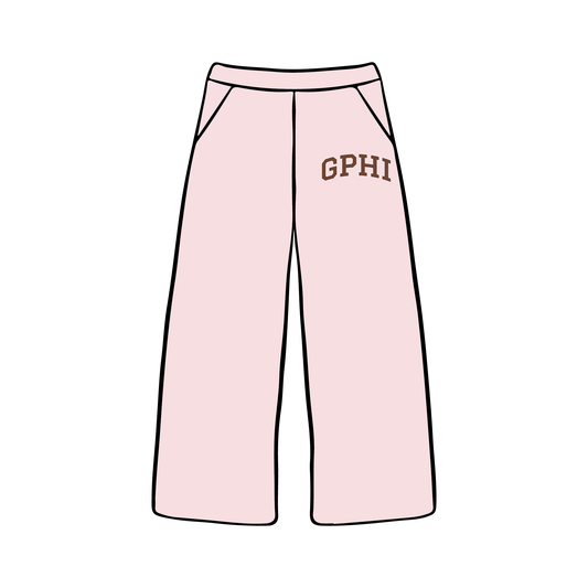 Auburn University x Gamma Phi Beta 'Fall Merch 2025' Wide-leg Sweatpants