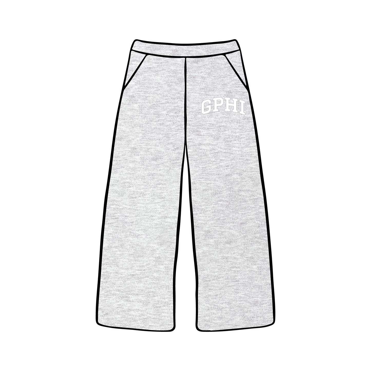 Auburn University x Gamma Phi Beta 'Fall Merch 2025' Wide-leg Sweatpants