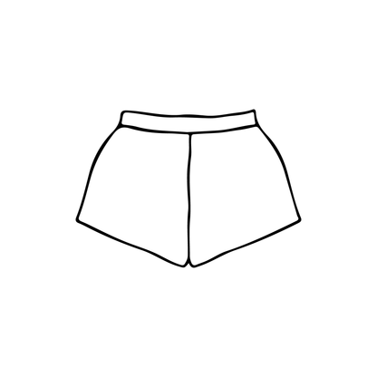 Ball State University x Delta Zeta 'I Love DZ' Sweatshorts