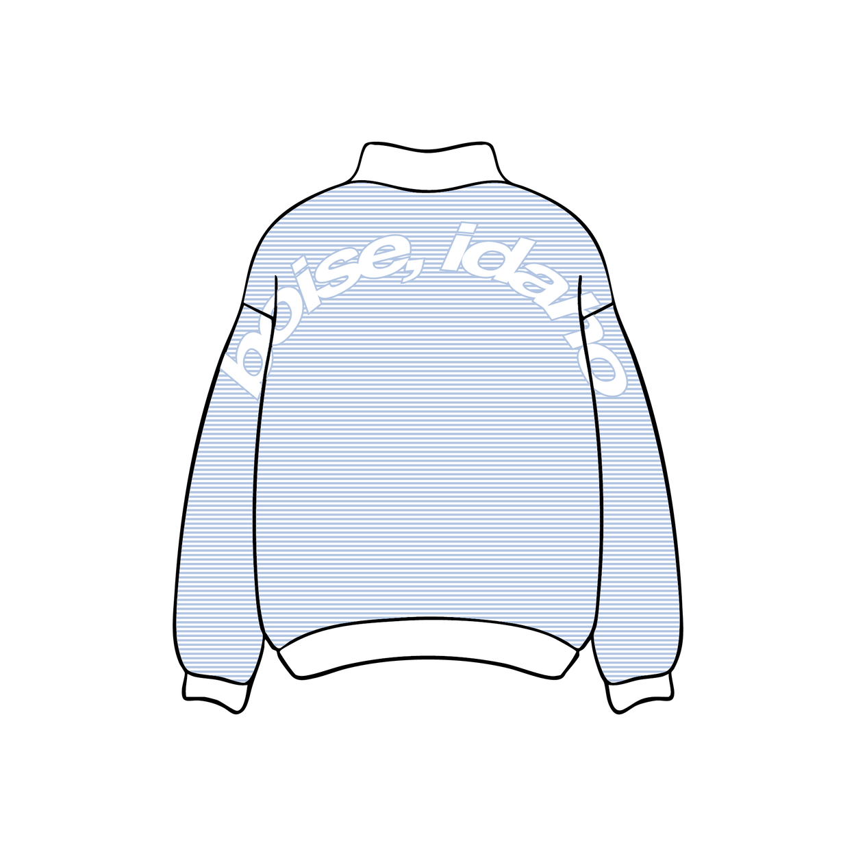 Boise State University x Alpha Xi Delta 'Optional Merch' Mockneck