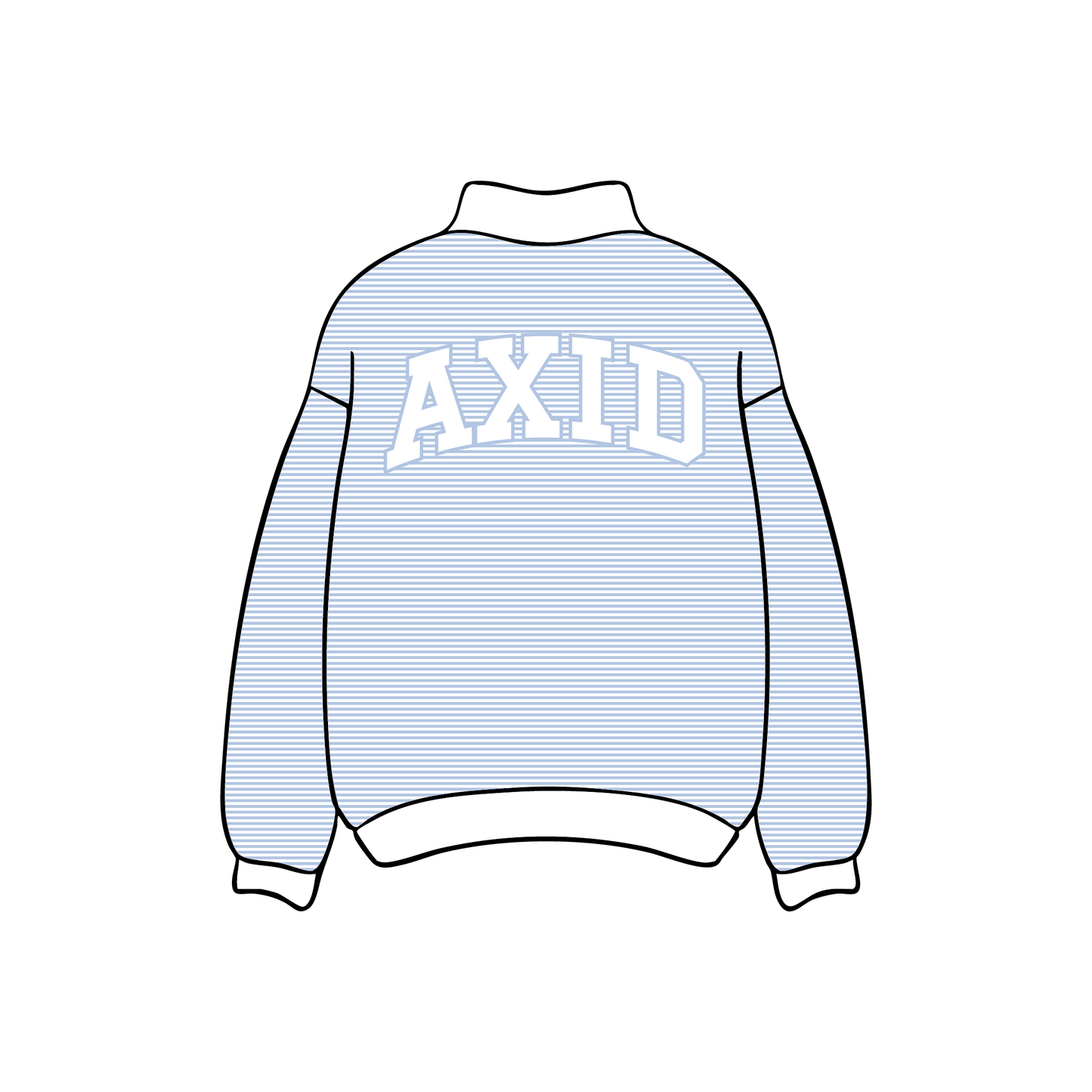 Boise State University x Alpha Xi Delta 'Optional Merch' Mockneck
