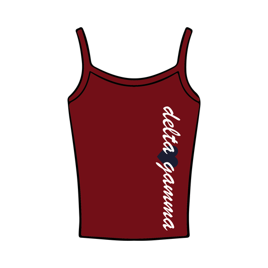 Bucknell University x Delta Gamma 'Fall Merch 2025' Spaghetti Tank Top