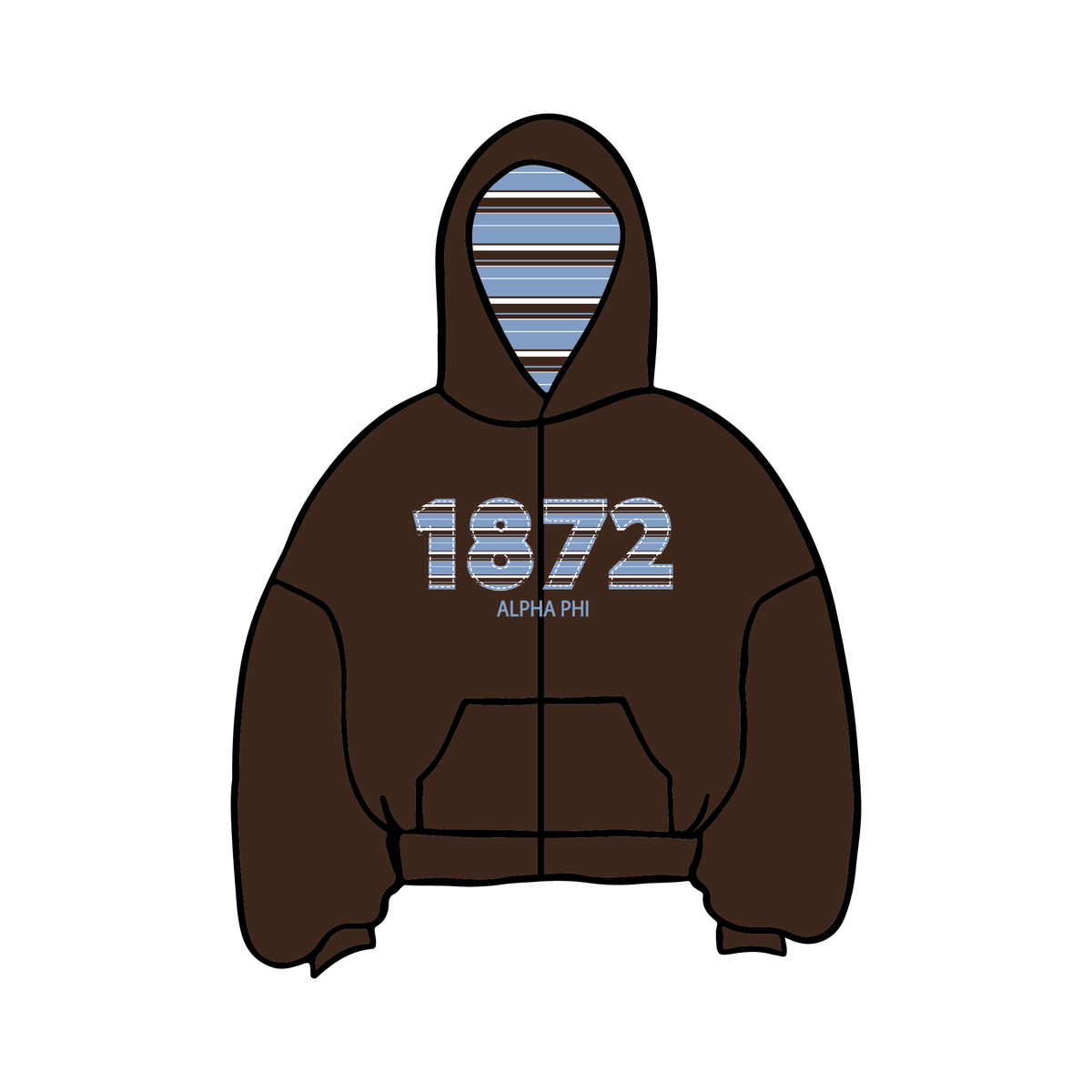 Butler University x Alpha Phi 'New Member Initiation Big Little' Hoodie