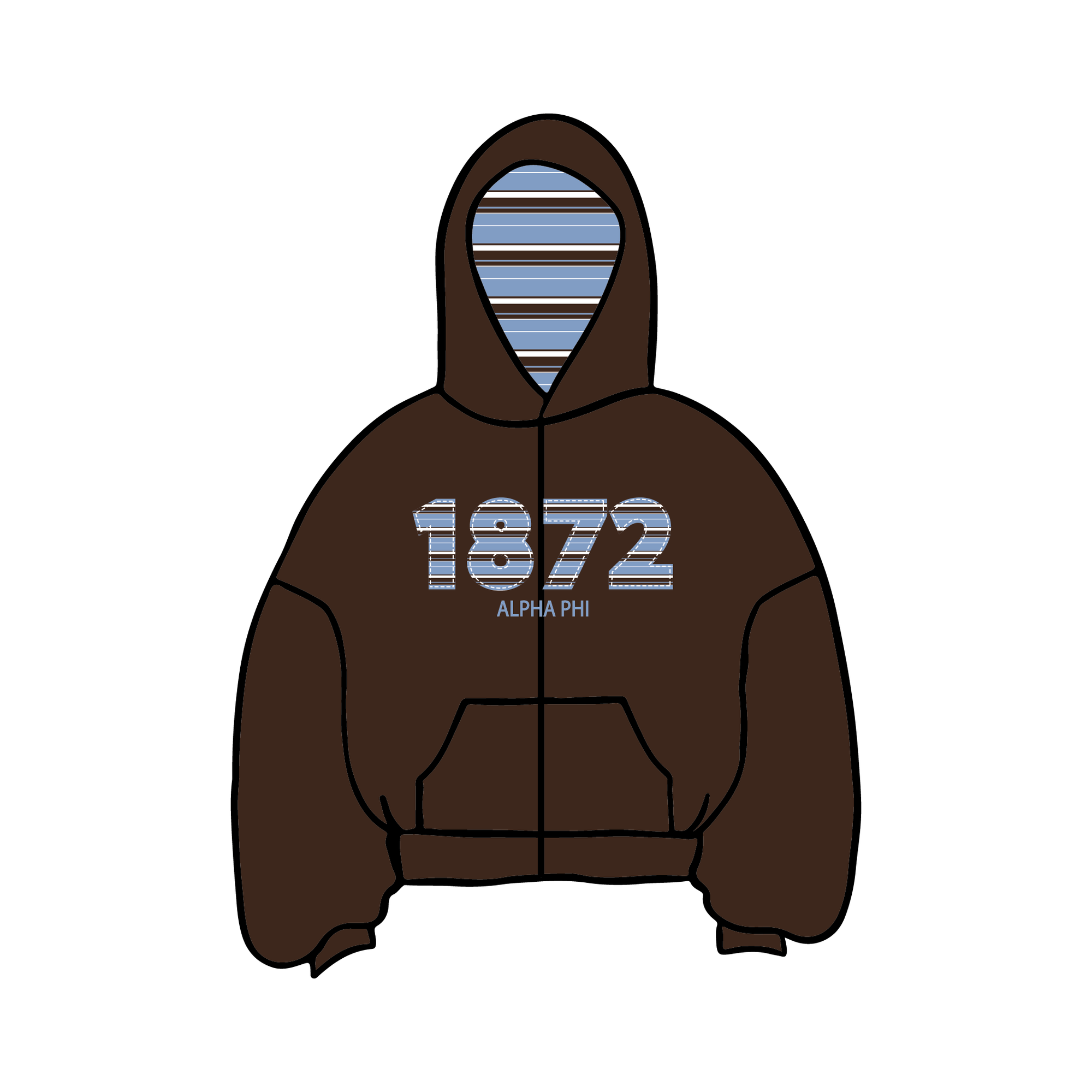 Butler University x Alpha Phi 'New Member Initiation Big Little' Hoodie