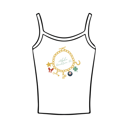 California Polytechnic State University, San Luis Obispo x Alpha Omicron Pi 'First Day of School' Spaghetti Tank