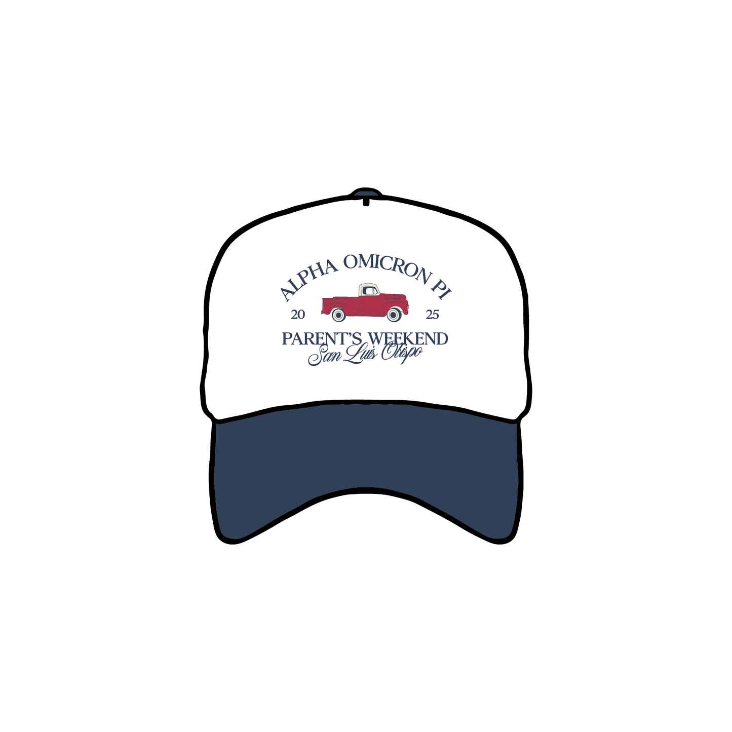 California Polytechnic State University, San Luis Obispo x Alpha Omicron Pi 'Parent's Weekend' Hat