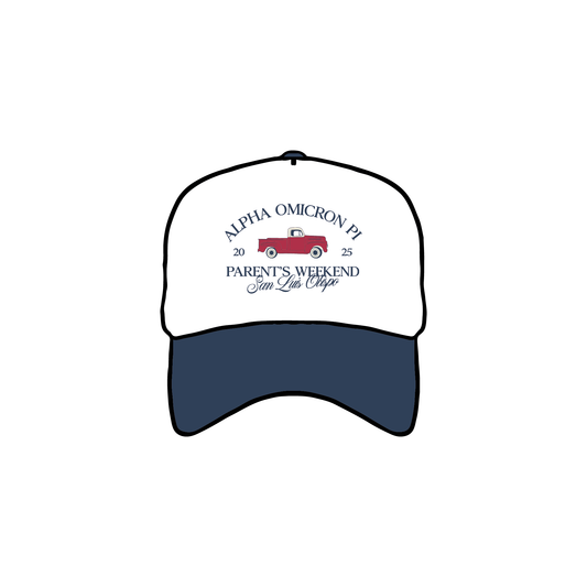 California Polytechnic State University, San Luis Obispo x Alpha Omicron Pi 'Parent's Weekend' Hat