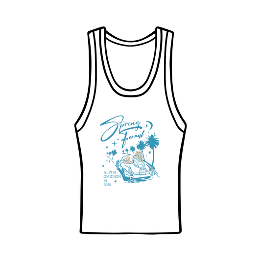 California Polytechnic State University, San Luis Obispo x Alpha Omicron Pi 'Spring Formal' Tank Top