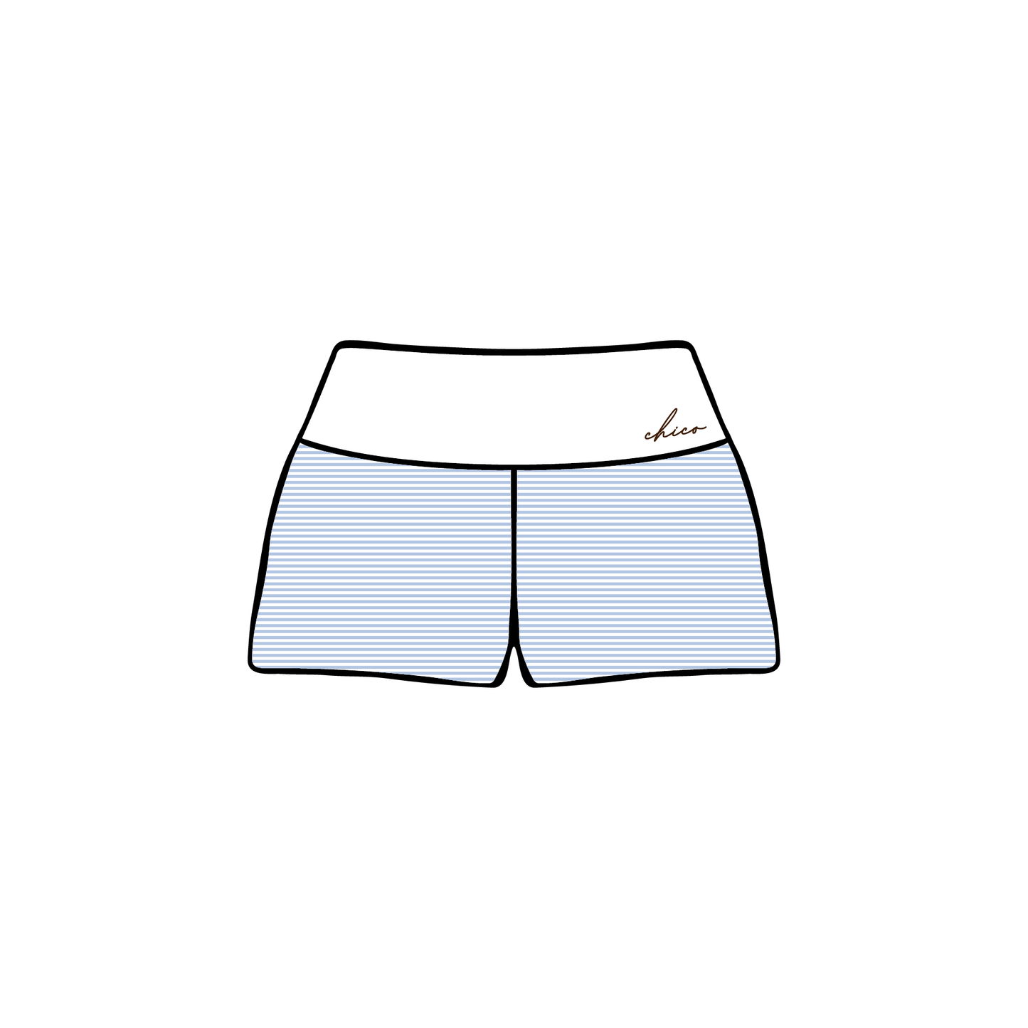 California State University, Chico x Alpha Gamma Delta 'Executive Board and Director Merch' Foldover Shorts