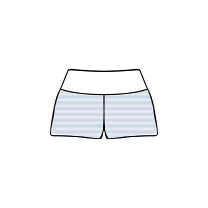 California State University, Chico x Alpha Gamma Delta 'Executive Board and Director Merch' Foldover Shorts