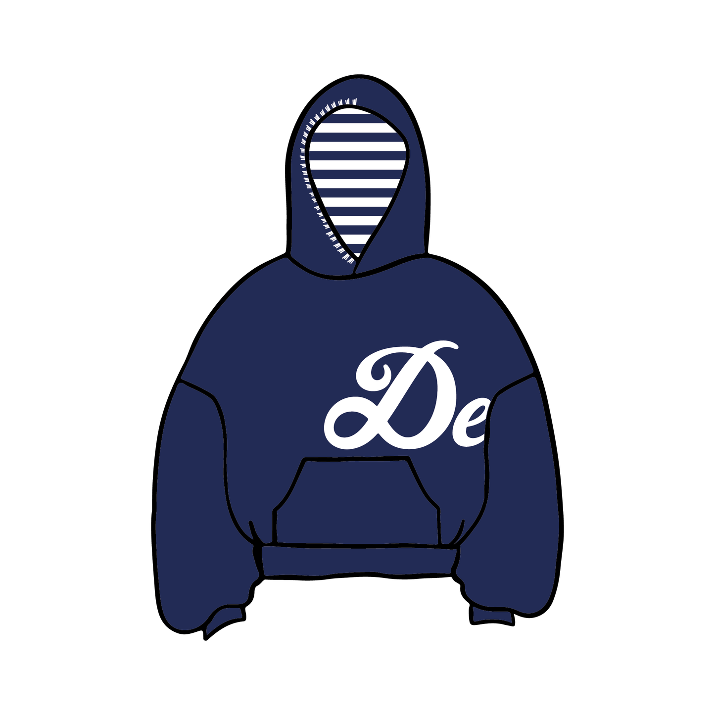 California State University, Long Beach x Delta Gamma 'Winter Merch Drop' Hoodie