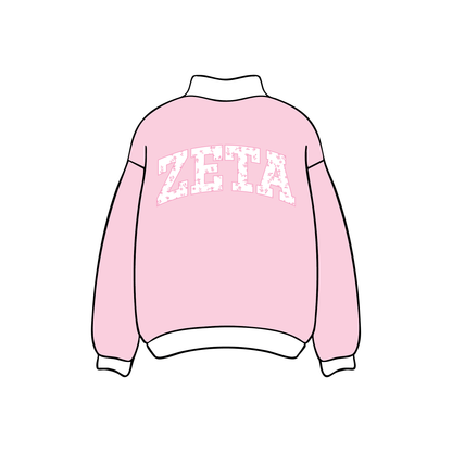 California State University, Long Beach x Zeta Tau Alpha 'Chapter Merch' Mockneck