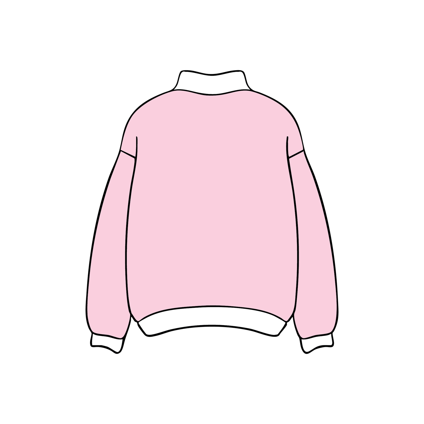 California State University, Long Beach x Zeta Tau Alpha 'Chapter Merch' Mockneck
