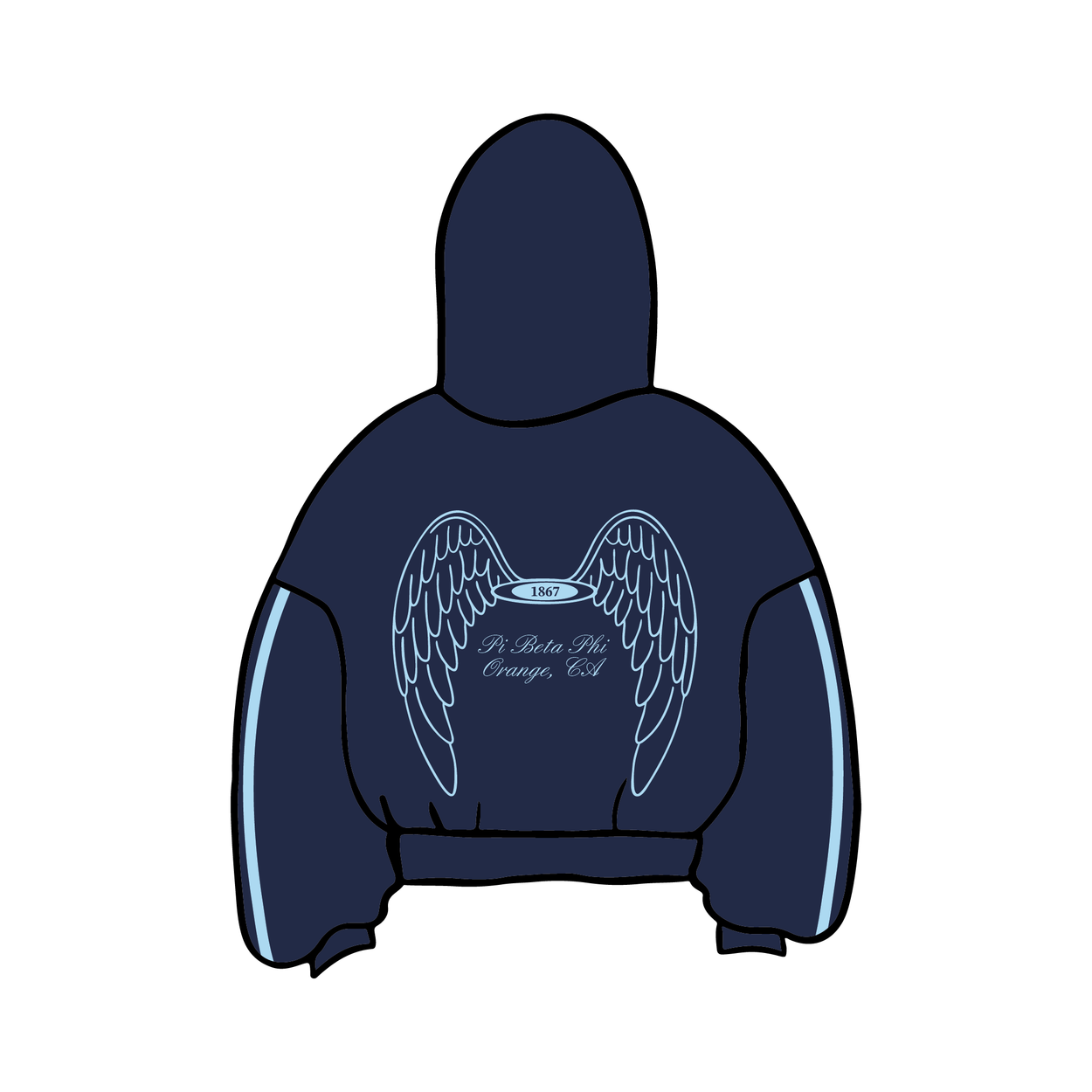 Chapman University x Pi Beta Phi 'Spring PR Pack' Hoodie