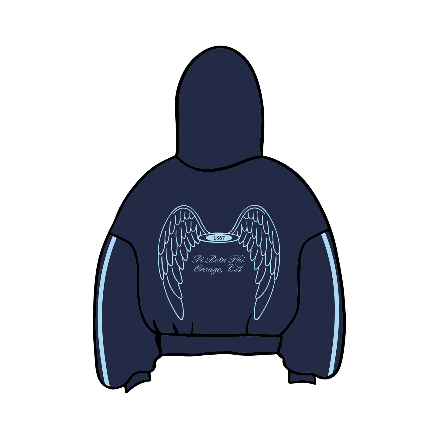 Chapman University x Pi Beta Phi 'Spring PR Pack' Hoodie