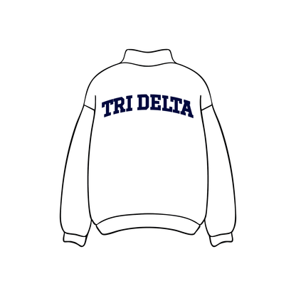 Clemson University x Delta Delta Delta 'Genreal Merch' Mockneck