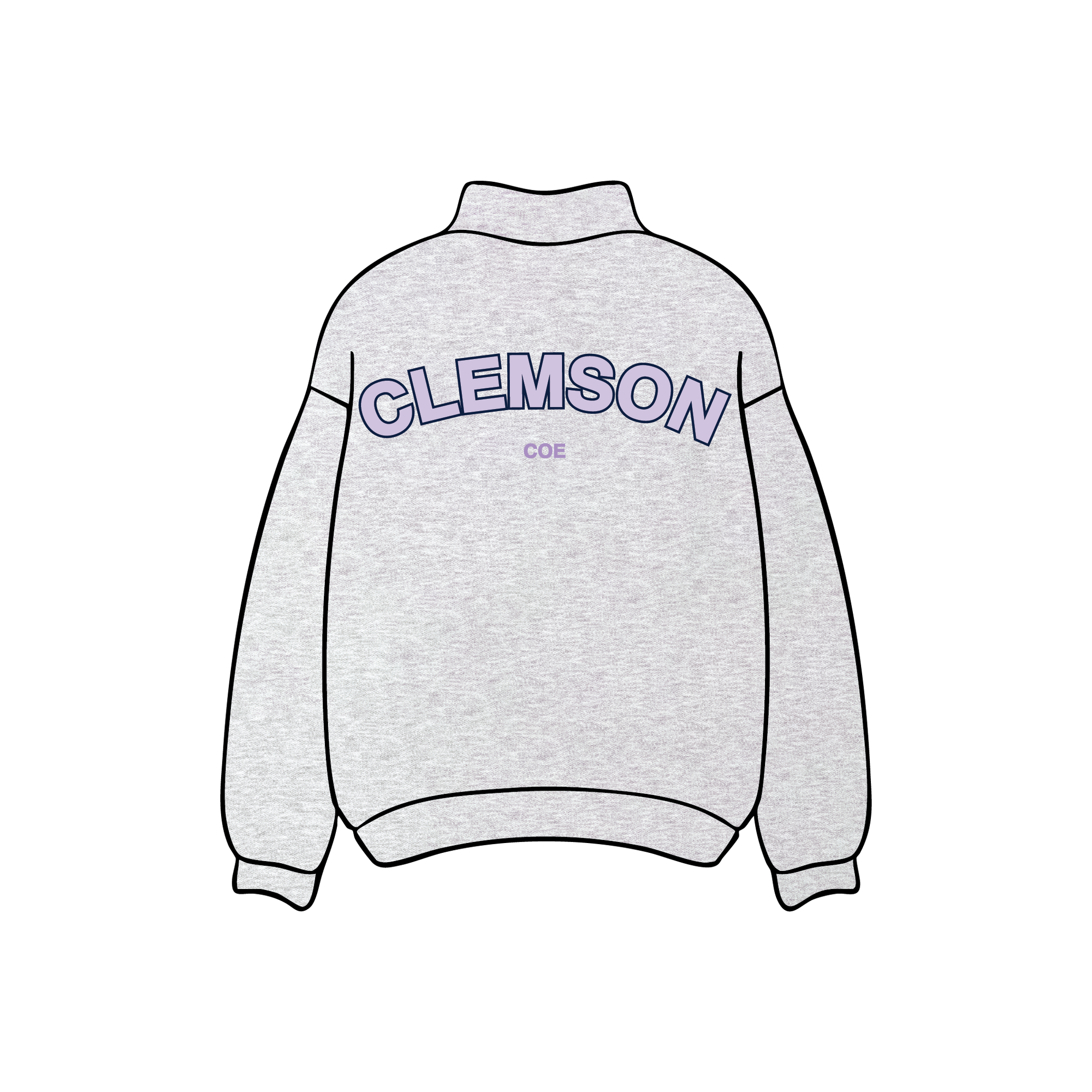 Clemson University x Other 'Clemson College of Education' Gray Mockneck