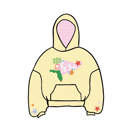University of Miami x Delta Delta Delta 'Spring 2025' Hoodie