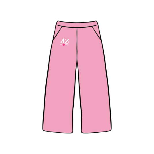 Delta Zeta 'National Collab' Wide Leg Sweatpants