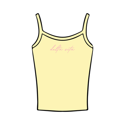 Florida State University x Delta Zeta 'General Merch' Spaghetti Tank top