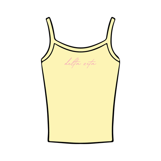 Florida State University x Delta Zeta 'General Merch' Spaghetti Tank top