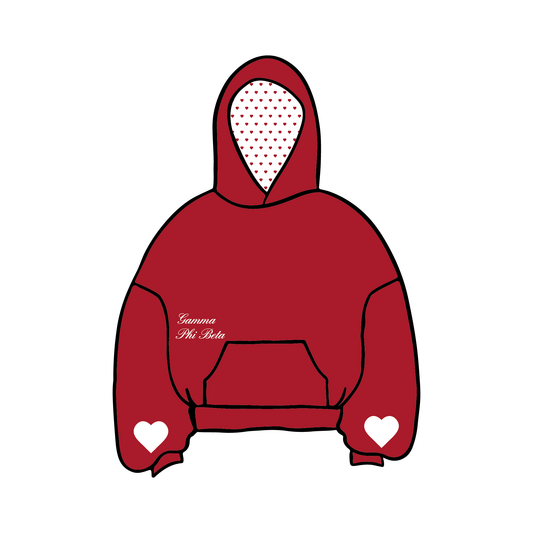 University of Michigan x Gamma Phi Beta 'Crush 2025' Hoodie