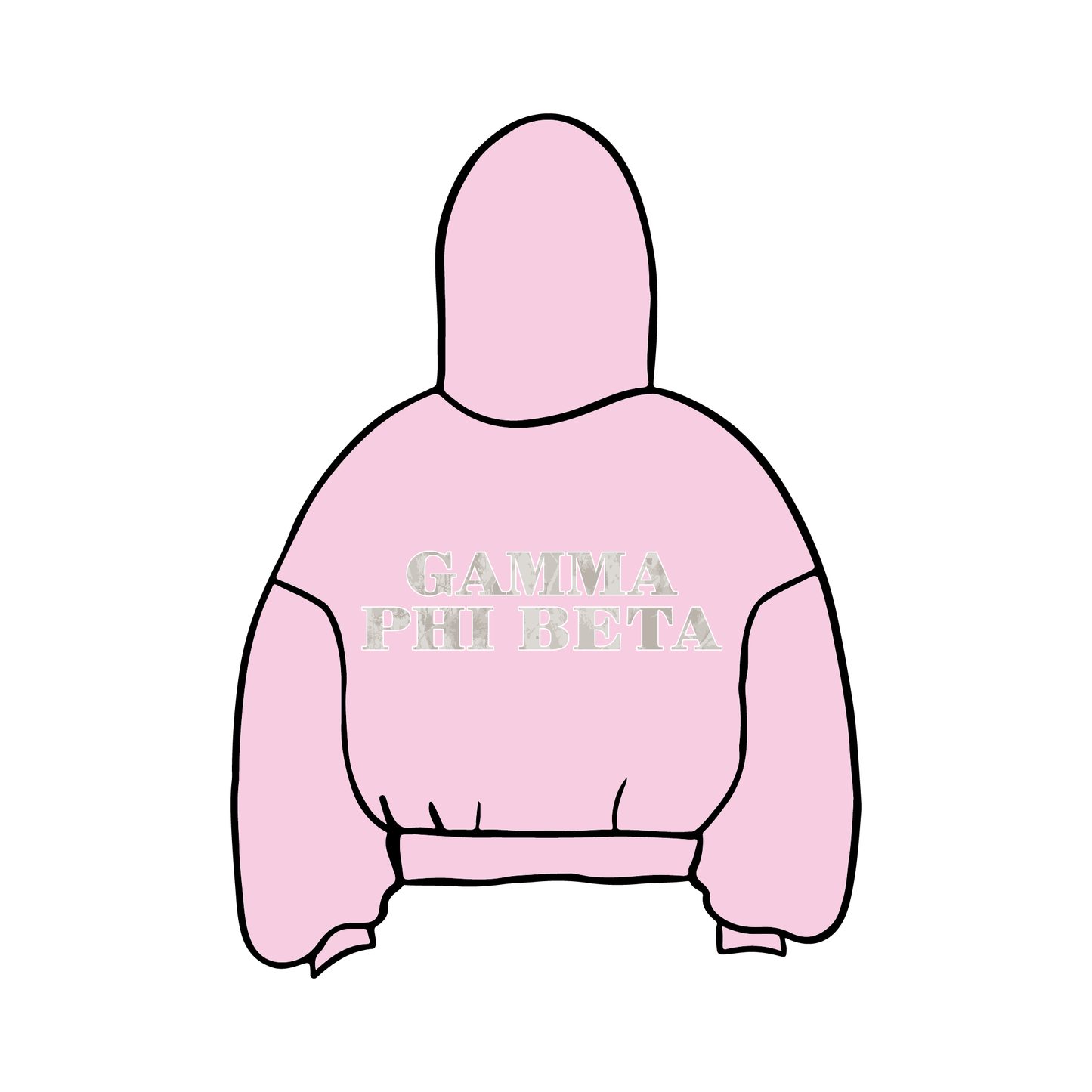 California State University, Long Beach x Gamma Phi Beta 'General Camo' Hoodie