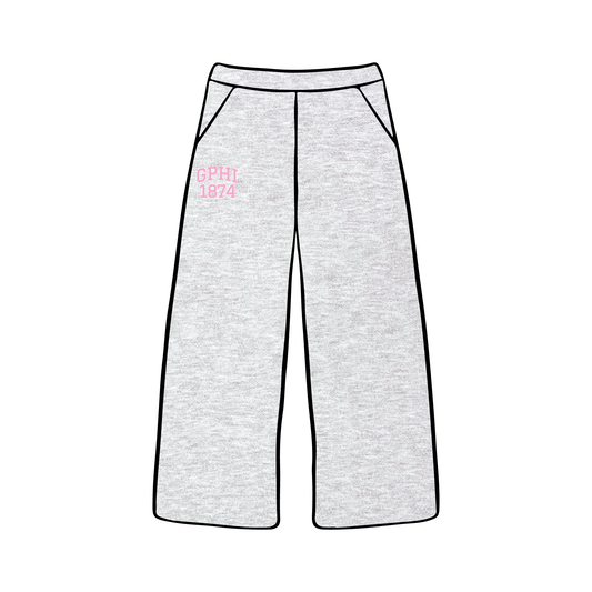 University of Iowa x Gamma Phi Beta 'General Merch' Wide-leg Sweatpants