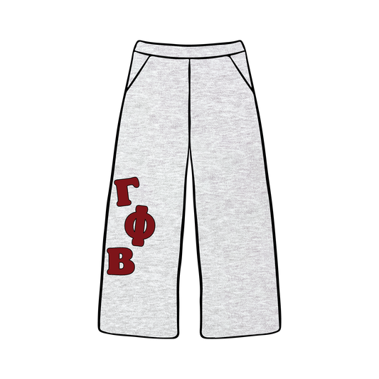 University of Missouri x Gamma Phi Beta 'Patchwork' Wide Leg Sweatpants