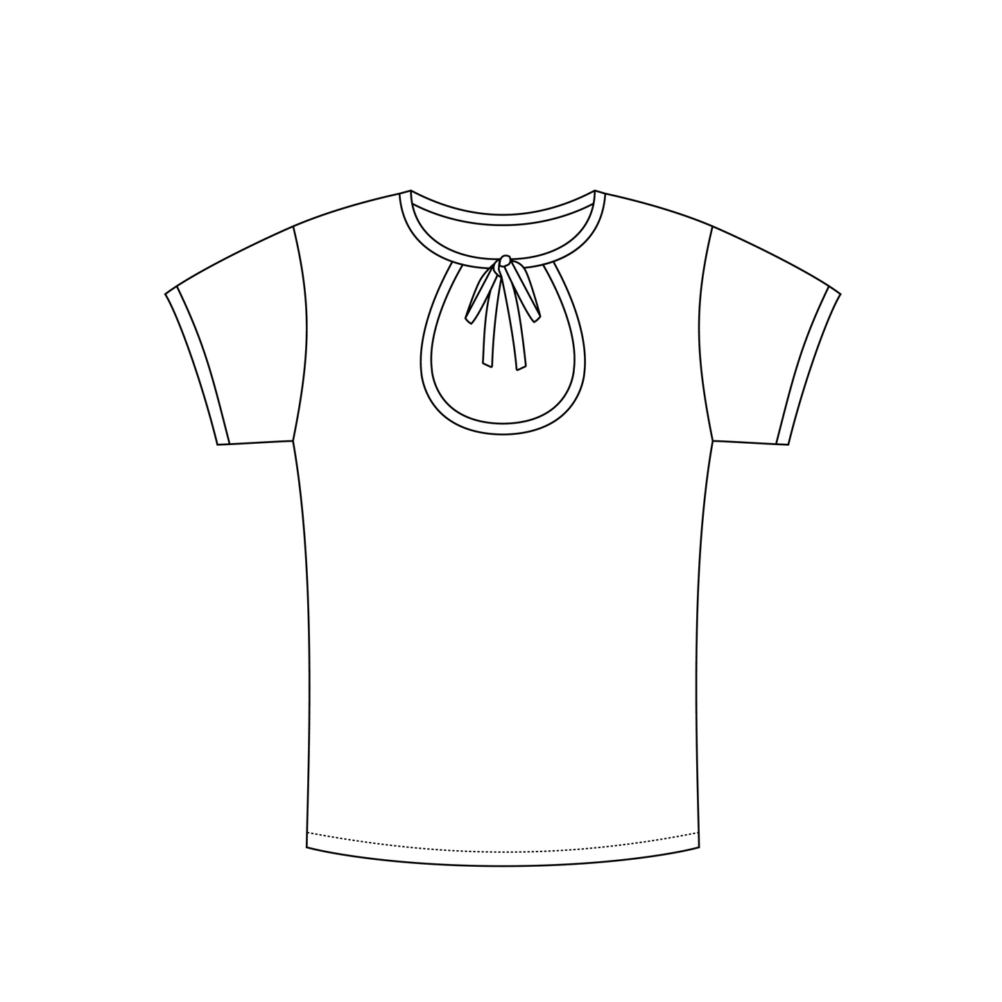 Lauren Keyhole Baby Tee