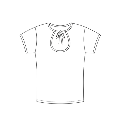 Lauren Keyhole Baby Tee