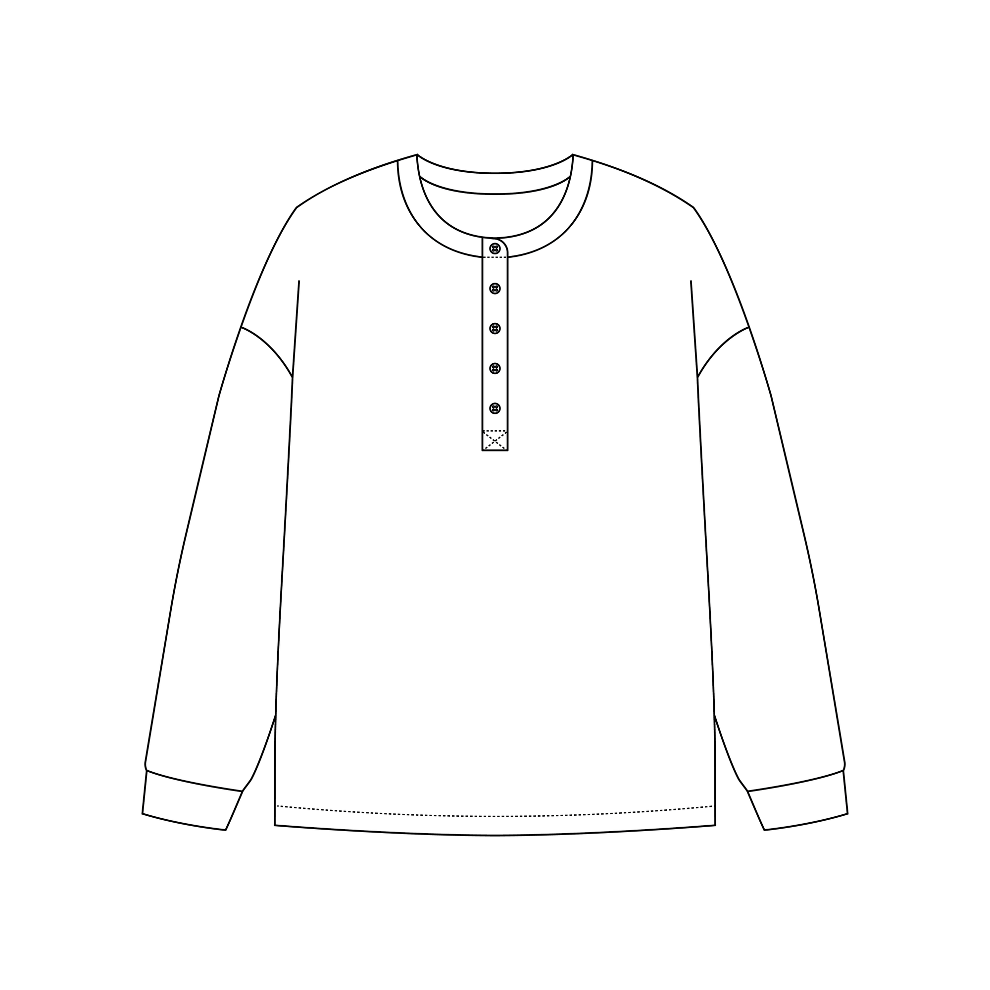Daisy Long Sleeve Henley