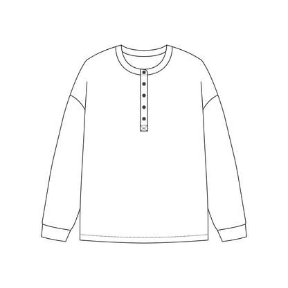 Daisy Long Sleeve Henley